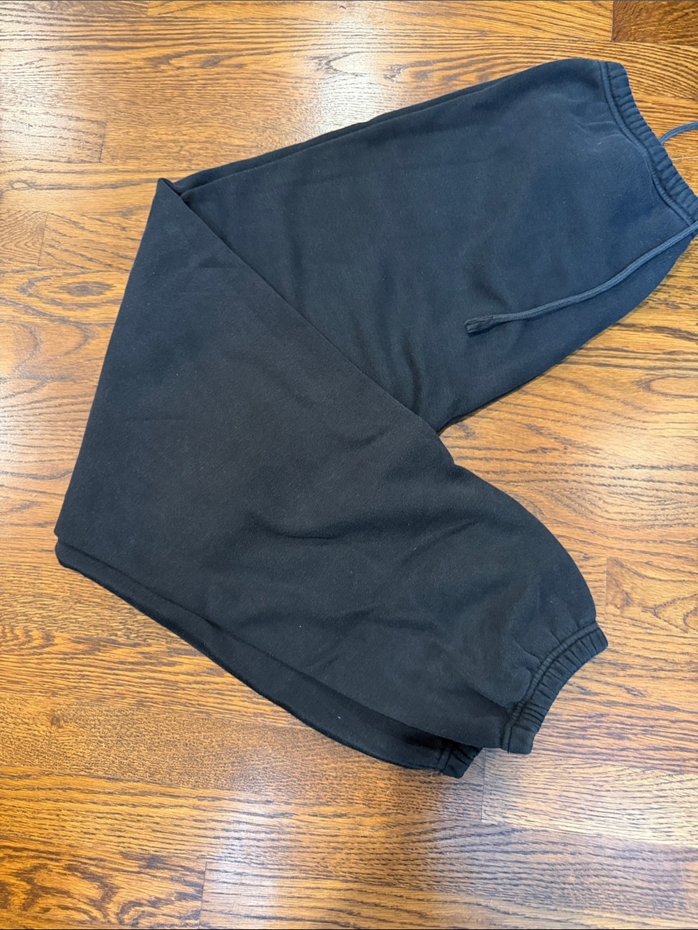 SKIMS Women's Black Sweatpant Joggers with Drawstring Waist